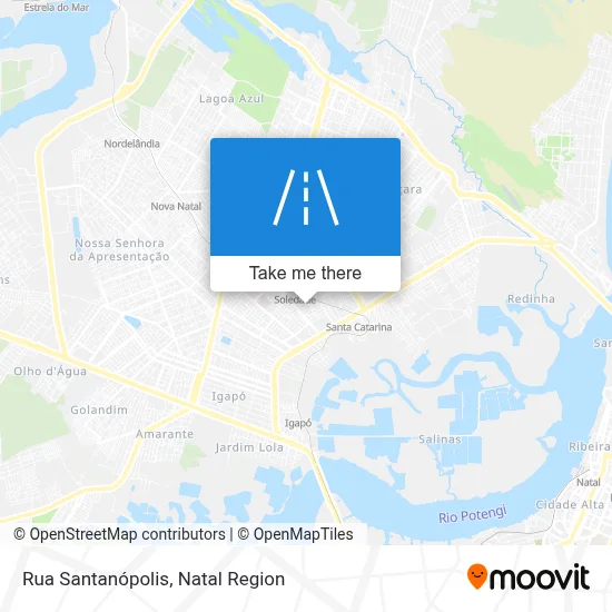Rua Santanópolis map