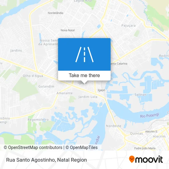 Rua Santo Agostinho map