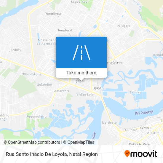 Rua Santo Inacio De Loyola map