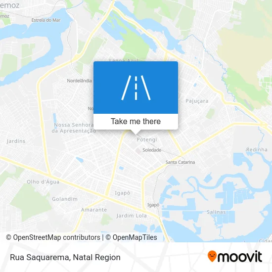 Rua Saquarema map