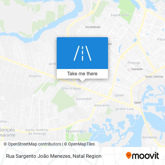 Rua Sargento João Menezes map