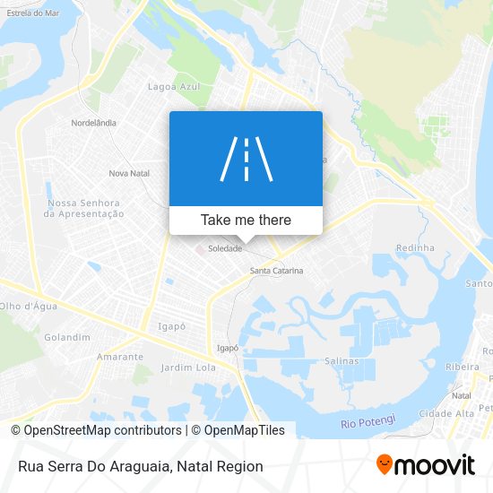 Rua Serra Do Araguaia map