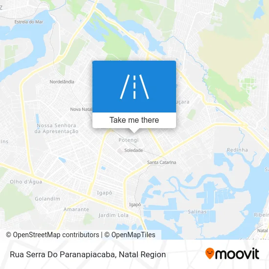 Rua Serra Do Paranapiacaba map