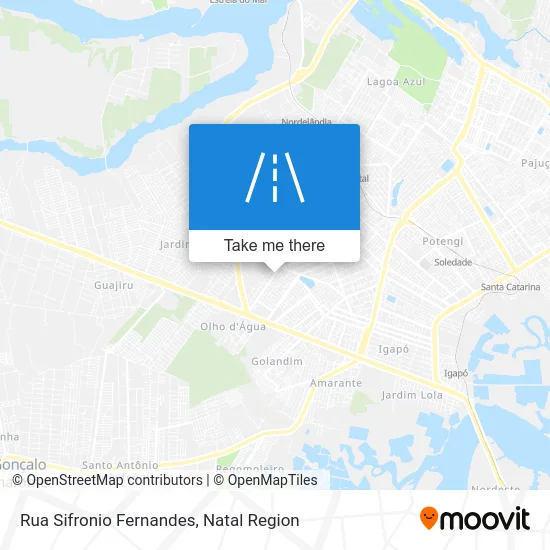 Rua Sifronio Fernandes map