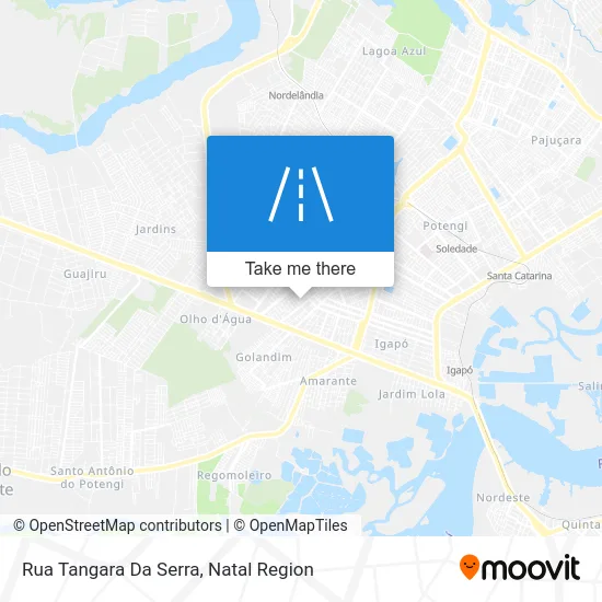 Rua Tangara Da Serra map