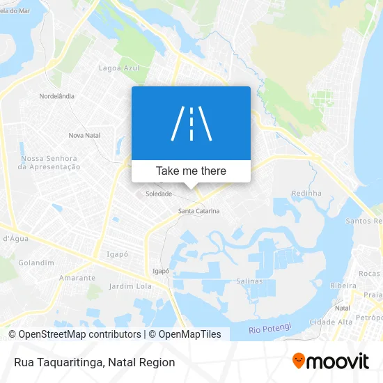 Rua Taquaritinga map