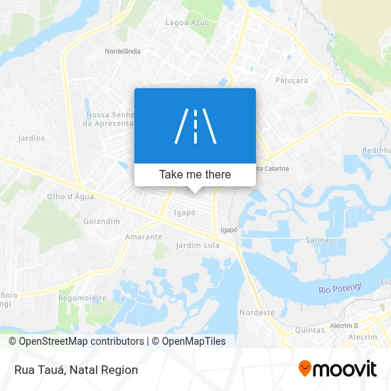 Rua Tauá map