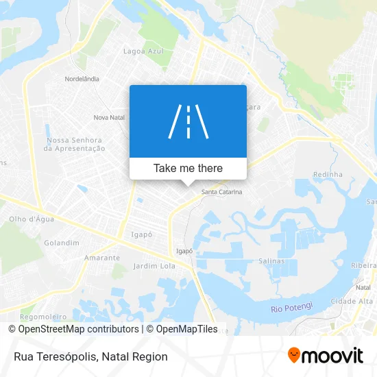 Rua Teresópolis map