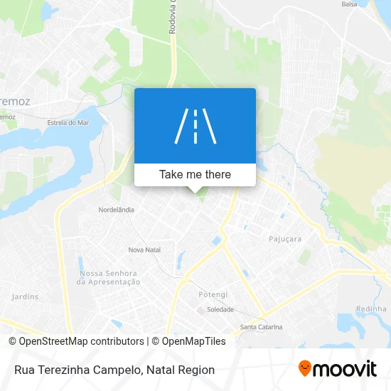 Rua Terezinha Campelo map