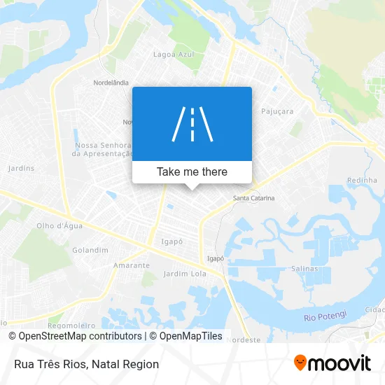 Rua Três Rios map