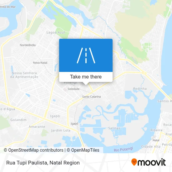 Rua Tupi Paulista map