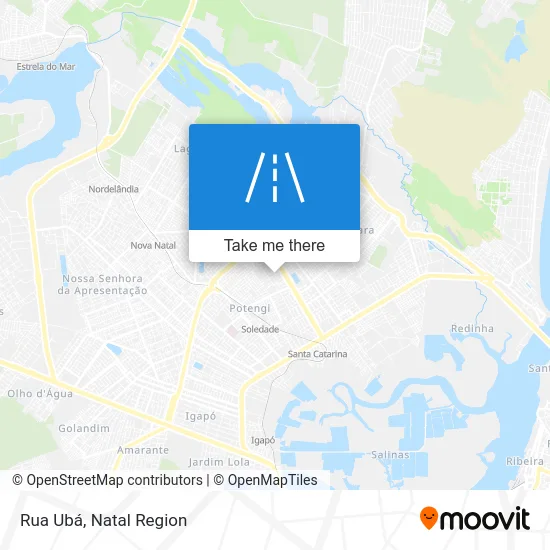 Rua Ubá map