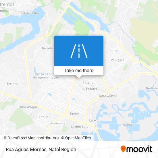 Rua Águas Mornas map