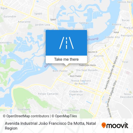Avenida Industrial João Francisco Da Motta map