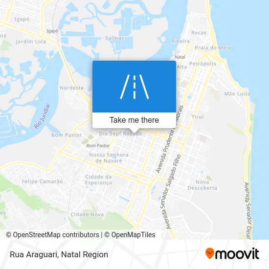 Rua Araguari map