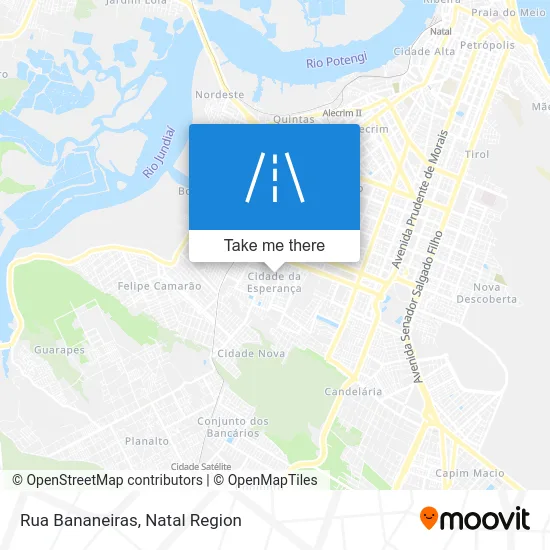 Rua Bananeiras map
