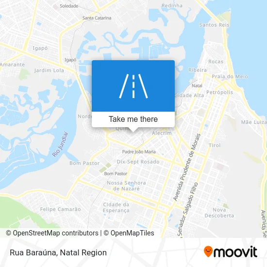 Rua Baraúna map