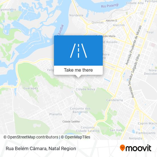 Rua Belém Câmara map