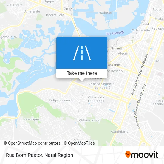 Rua Bom Pastor map