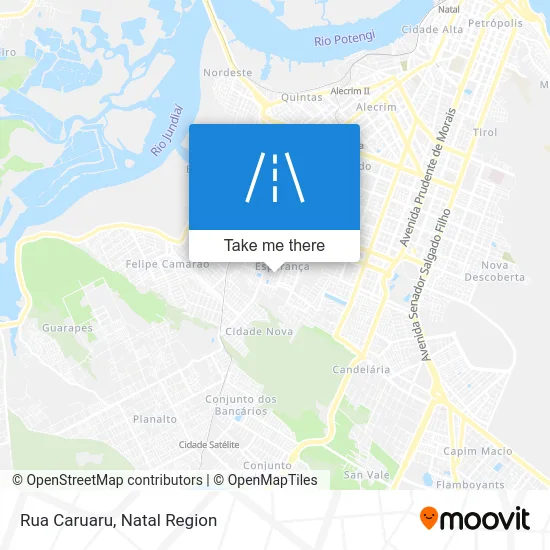 Rua Caruaru map