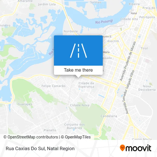 Rua Caxias Do Sul map