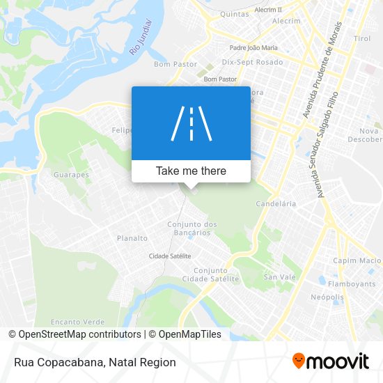 Rua Copacabana map