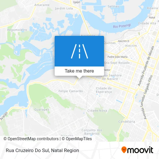 Rua Cruzeiro Do Sul map