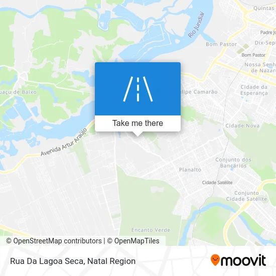 Rua Da Lagoa Seca map