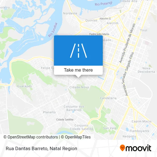 Rua Dantas Barreto map