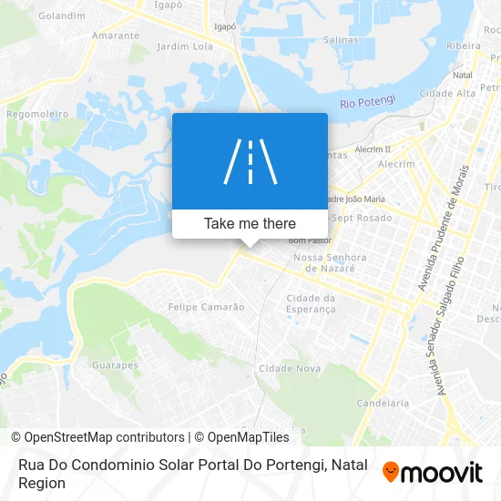 Rua Do Condominio Solar Portal Do Portengi map
