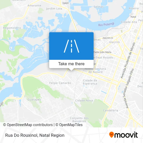 Rua Do Rouxinol map