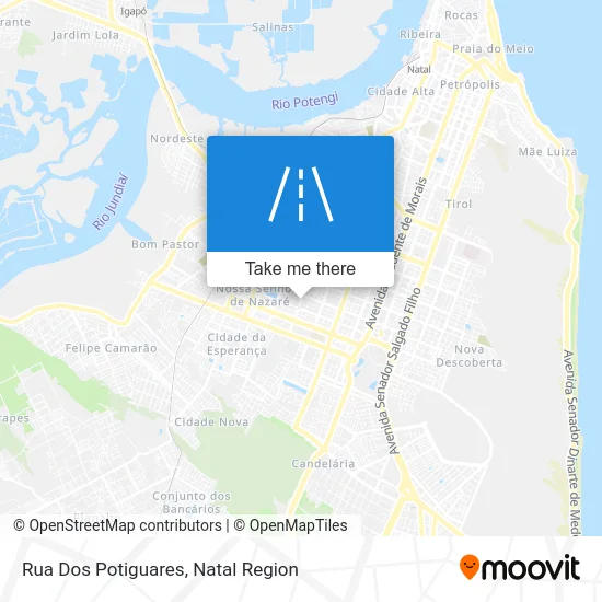 Rua Dos Potiguares map