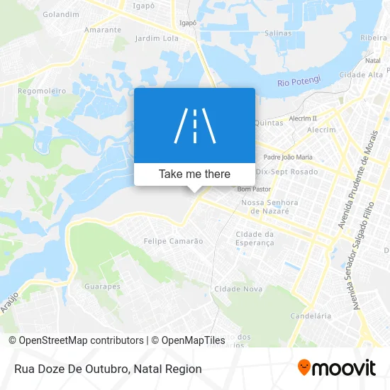 Rua Doze De Outubro map