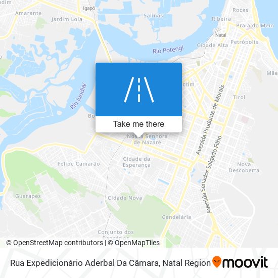 Rua Expedicionário Aderbal Da Câmara map