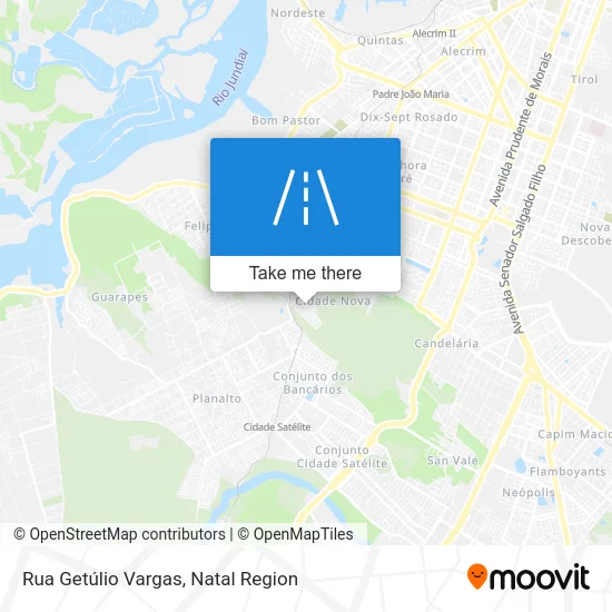 Rua Getúlio Vargas map