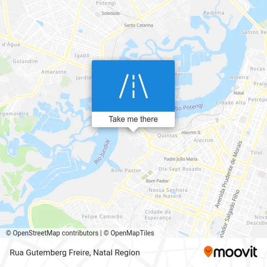 Rua Gutemberg Freire map