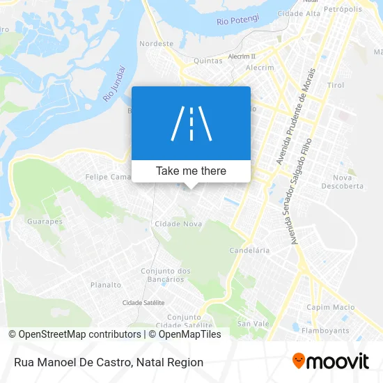 Rua Manoel De Castro map