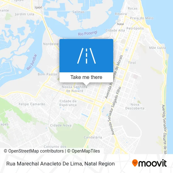 Rua Marechal Anacleto De Lima map