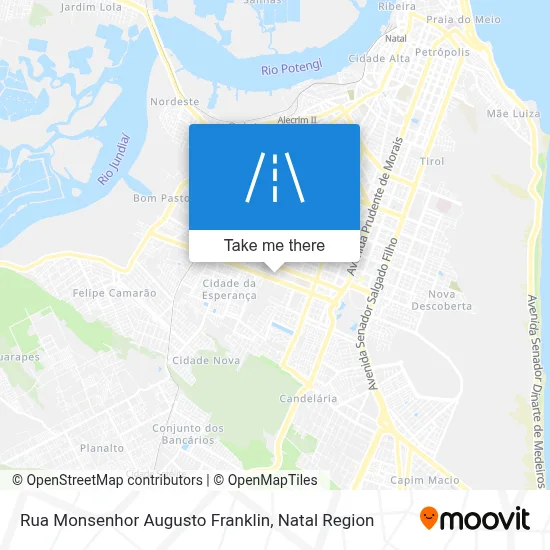 Rua Monsenhor Augusto Franklin map