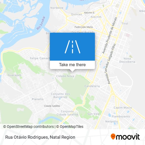 Mapa Rua Otávio Rodrigues