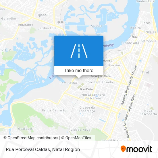 Rua Perceval Caldas map