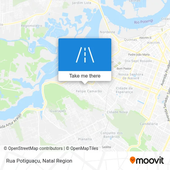 Rua Potiguaçu map