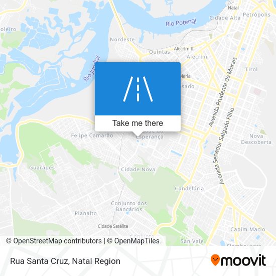 Rua Santa Cruz map