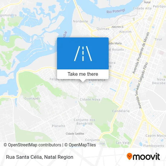Rua Santa Célia map