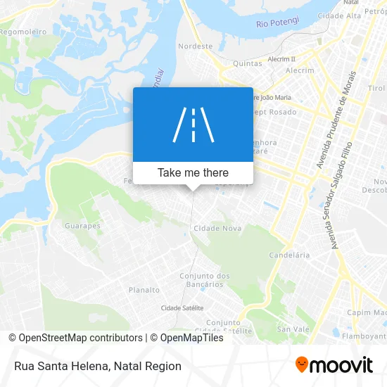 Rua Santa Helena map