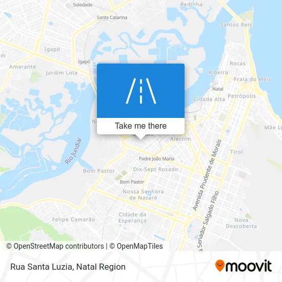 Rua Santa Luzia map