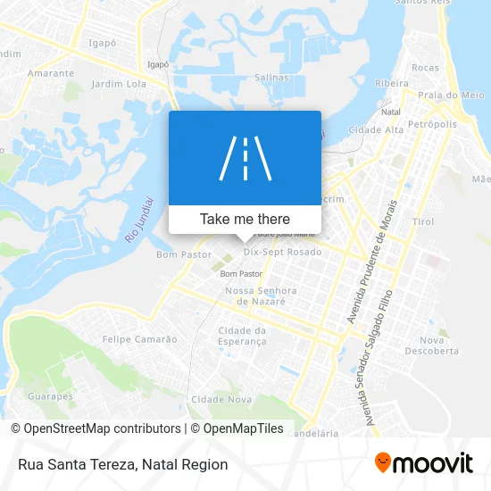 Rua Santa Tereza map