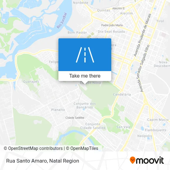 Rua Santo Amaro map