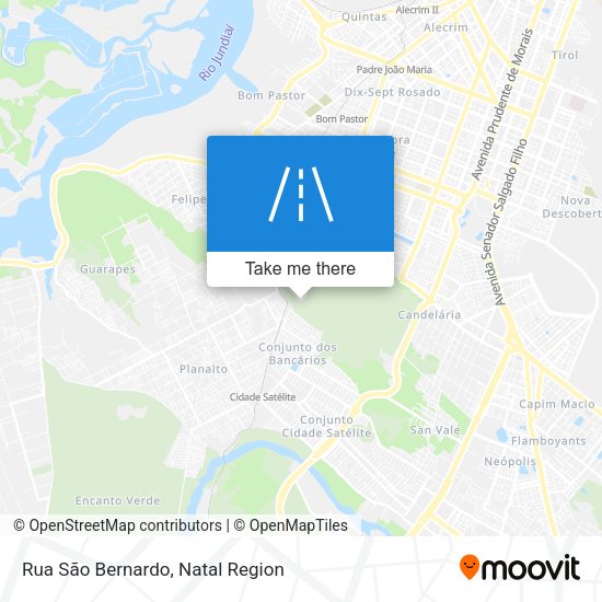 Rua São Bernardo map