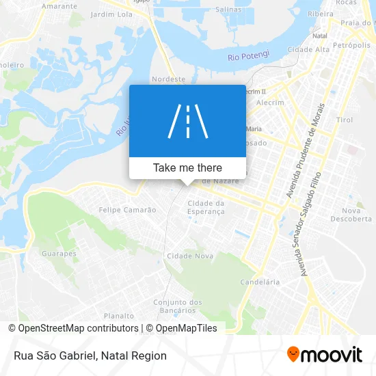 Rua São Gabriel map